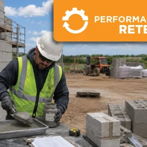 Masonry Field Testing Technician preparing a grout sample at an active masonry construction site.